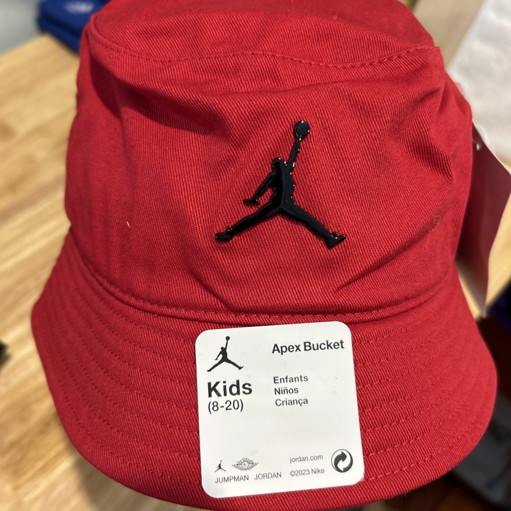 Air Jordan Apex Bucket Hat Kids Gym Red Michael Jordan Chicago Bulls 9A0675-R78